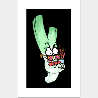 Dope come and cut a leek illustration Posters and Art